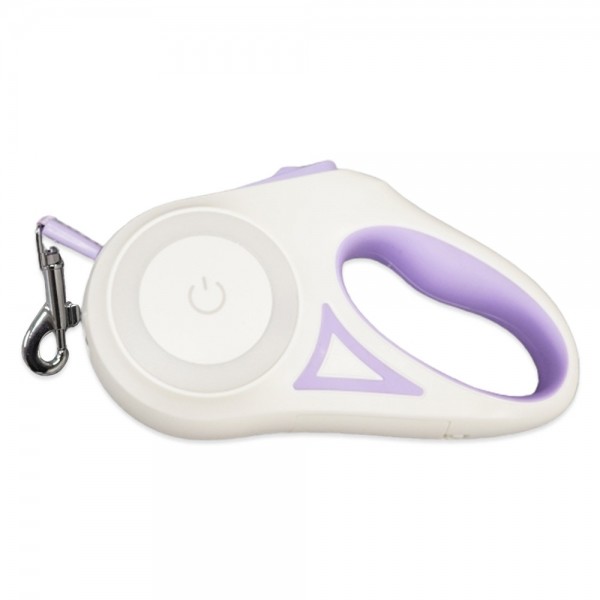 페오펫몰,개과천선 트위스트 LED 강아지 자동 리드줄 3M