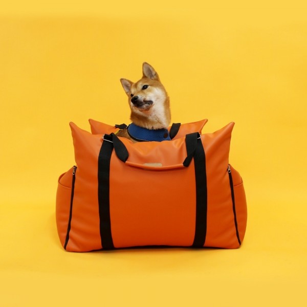 페오펫몰,개과천선 펠레 올방수 가죽 강아지 카시트