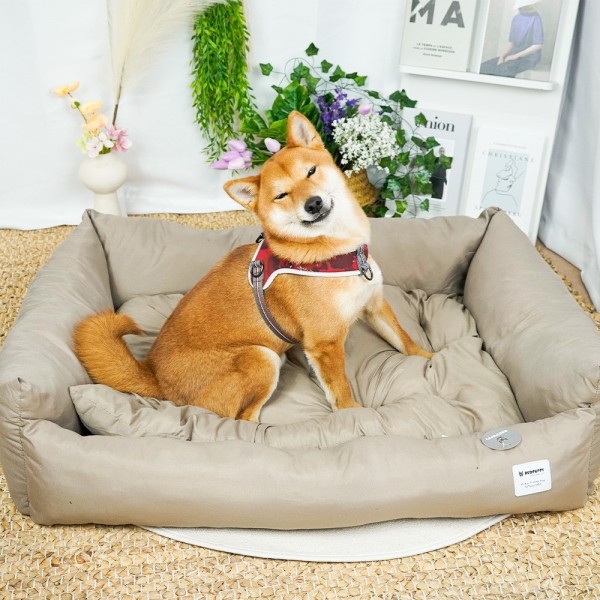 페오펫몰,개과천선 유크 강아지 사각 방석