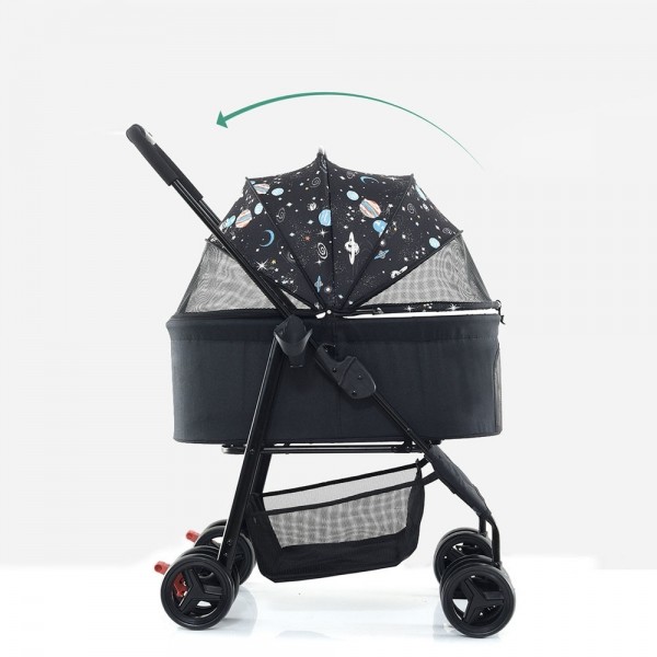 페오펫몰,개과천선 스텔 반려동물 유모차 접이식 3 in 1