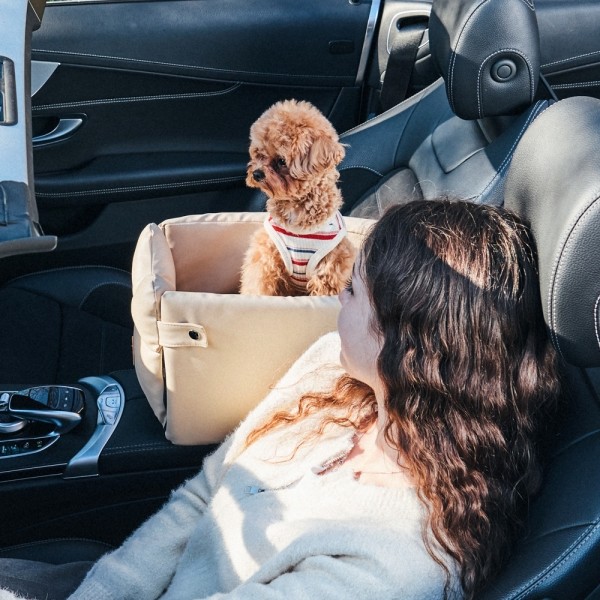 페오펫몰,개과천선 스페이스 강아지 가죽 콘솔 카시트 (콘솔백 별도 판매)