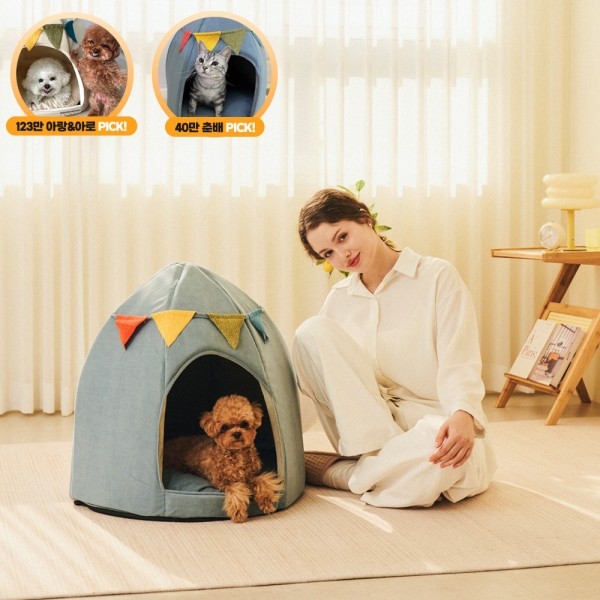페오펫몰,[설날특가] 개과천선 스쿼시 강아지 하우스