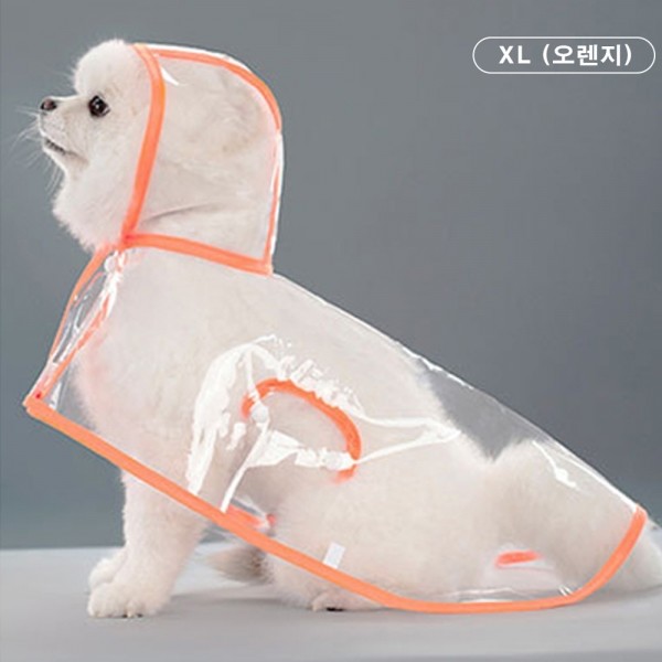 페오펫몰,[댕썸머특가] 개과천선 버블 클리어 강아지 우비