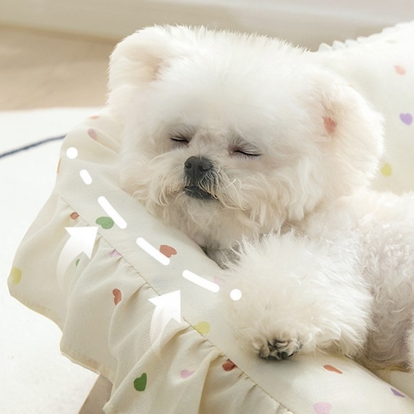 페오펫몰,개과천선 플리트 범퍼 쿠션 강아지 방석