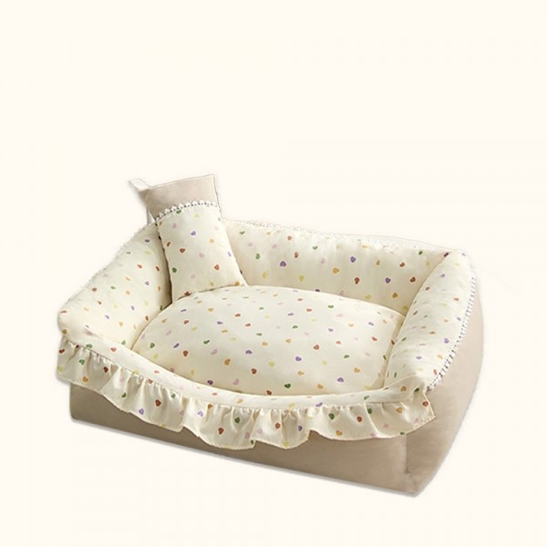 페오펫몰,개과천선 플리트 범퍼 쿠션 강아지 방석