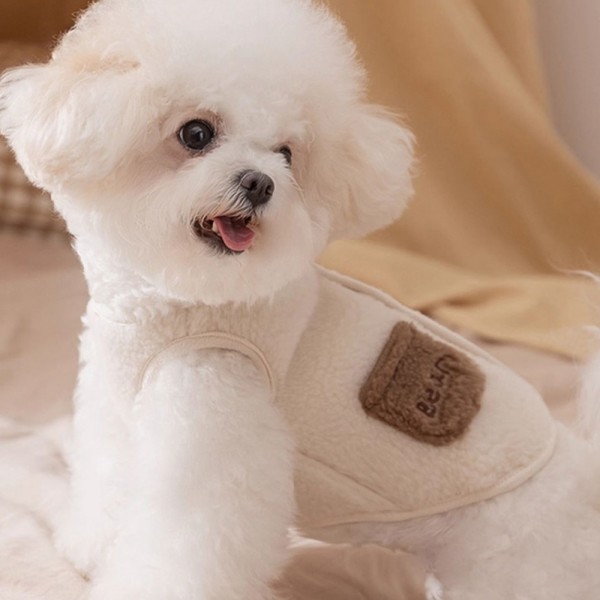 페오펫몰,[감사특가] 개과천선 로로베어 뽀글이 반려동물 조끼