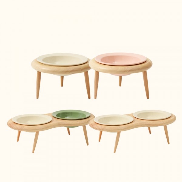 페오펫몰,개과천선 우든볼 세라믹 반려동물 식기