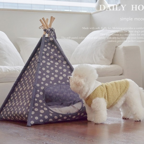 페오펫몰,개과천선 엘로아 텐트 강아지 하우스
