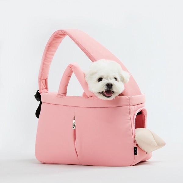 페오펫몰,일로 쥬시백 슬링백 강아지 이동가방 기내용 카시트 소형견 대중교통