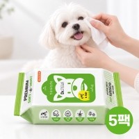 [메이웰] 펫전용 물티슈 닥터티슈 세안 30매 5팩