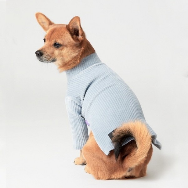 페오펫몰,페딕트 코듀로이 하이넥 티셔츠 스카이 (S~XL) [최저가]