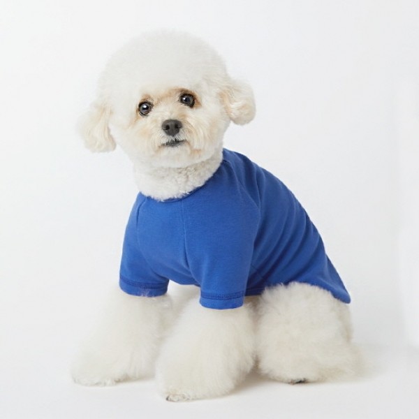 페오펫몰,페딕트 반팔 나그랑 기본티셔츠 코발트 (S~2XL) [최저가]