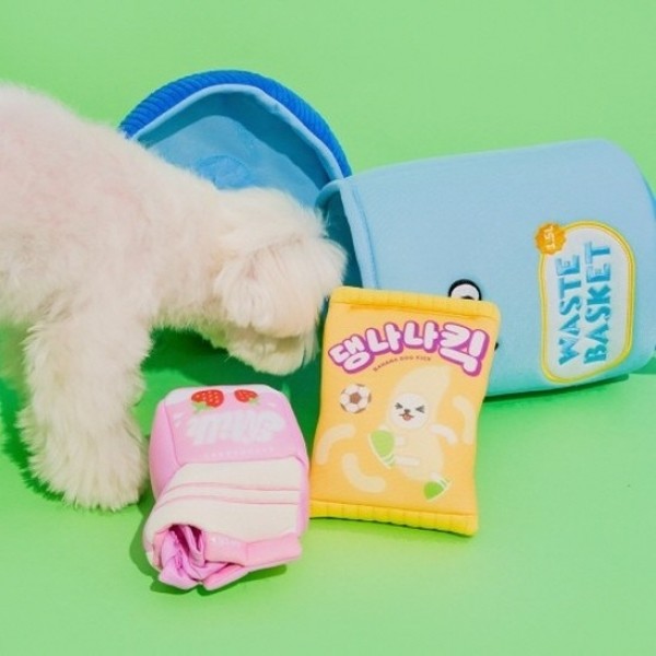 페오펫몰,눈치상회 쓰레기통 노즈워크 토이 [최저가]