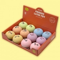 [바잇미] 프렌즈 라텍스 장난감 1개 (표정/색 랜덤발송) [최저가]
