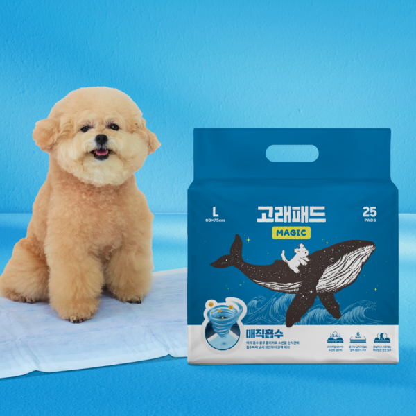 페오펫몰,[핏펫][감사특가] 압도적인 흡수력 고래패드 매직흡수 강아지 배변패드[표준형/대형]