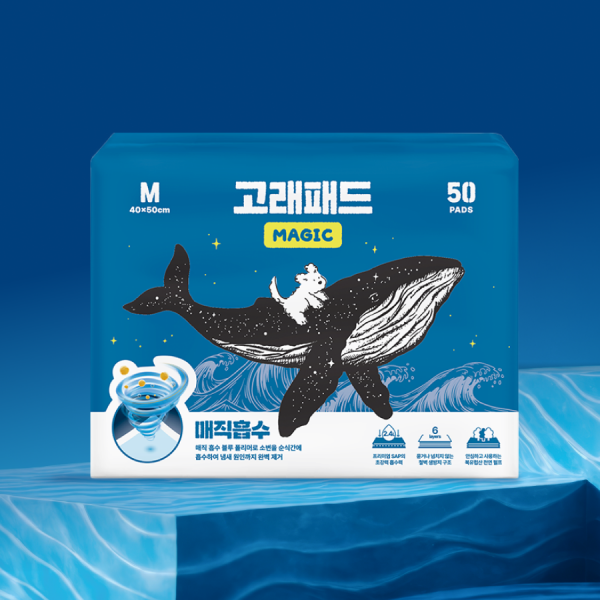 페오펫몰,[핏펫][감사특가] 압도적인 흡수력 고래패드 매직흡수 강아지 배변패드[표준형/대형]