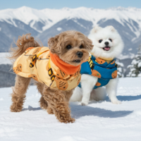 [핏펫][설날특가] 착-붙 리얼 하네스 강아지 패딩 3종 택 1 (북극곰/감귤/붕어빵)