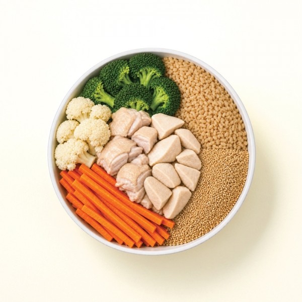 페오펫몰,포옹 허그바이 1kg 강아지 화식 골라담기