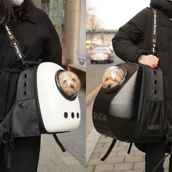 페오펫몰,예펫 8세대 우주선 이동 가방 백팩 창문4종