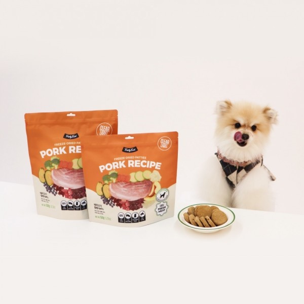 페오펫몰,트러스티푸드 동결건조 사료 포크패티 350g [최저가]