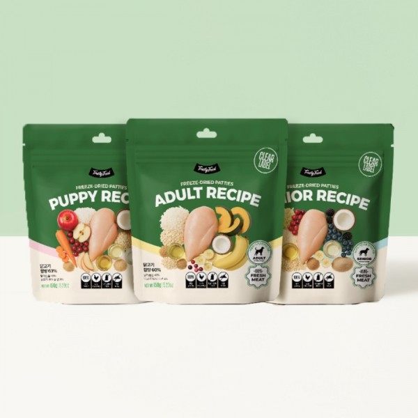 페오펫몰,트러스티푸드 동결건조 사료  치킨패티 퍼피 150g [최저가]