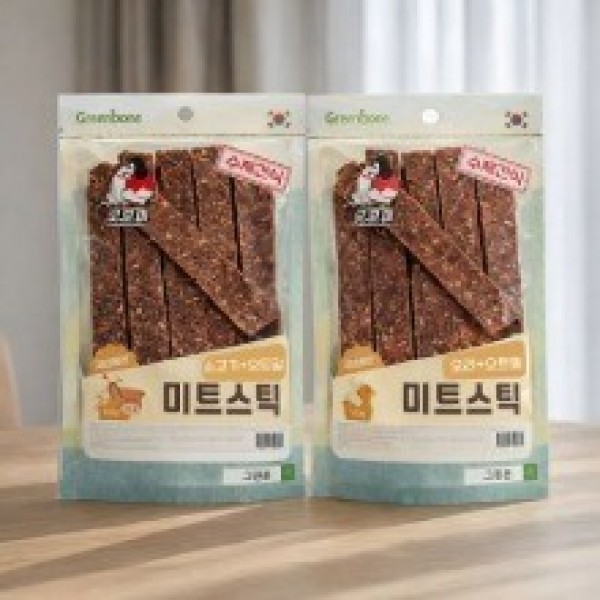 페오펫몰,굿보이 미트스틱 소고기 오트밀 100g