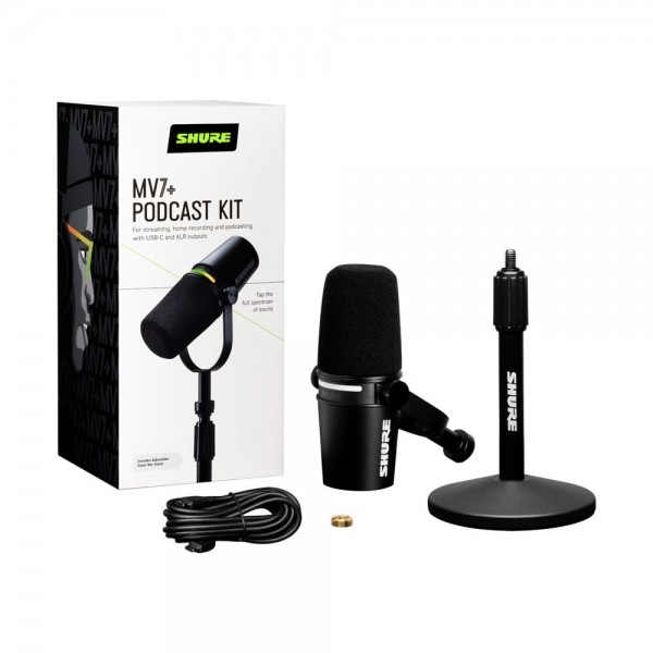 페오펫몰,[반려인혜택] 슈어 MV7+ Podcast Kit 유선 마이크