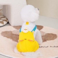 딩동펫 반려동물 올인원 병아리 입체 멜빵바지