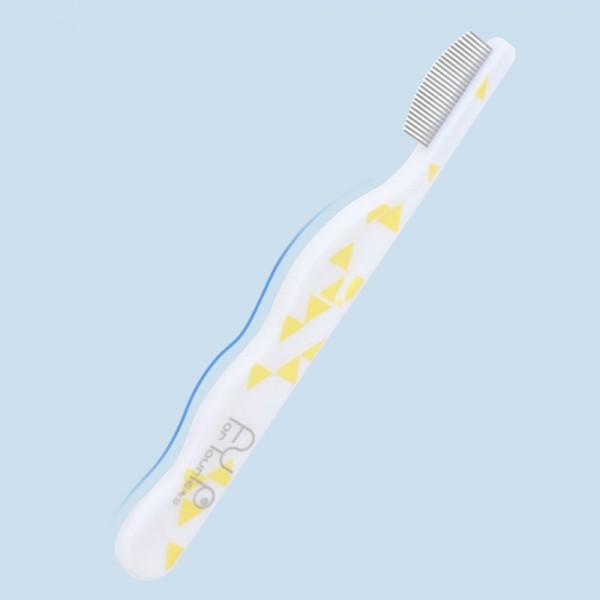 페오펫몰,딩동펫 반려동물 슬림 커브라인 스틸 둥근 눈꼽 빗