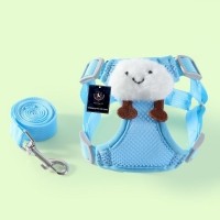 딩동펫 강아지 초경량 캔디 멜빵 하네스 리드줄 세트