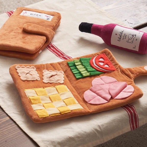 페오펫몰,딩동펫 강아지 소프트 메뉴판 다이어리 노즈워크 장난감