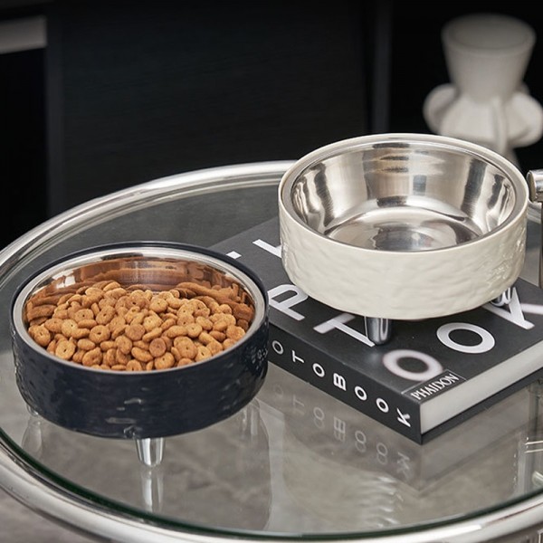 페오펫몰,딩동펫 반려동물 스톤패턴 스텐 식기