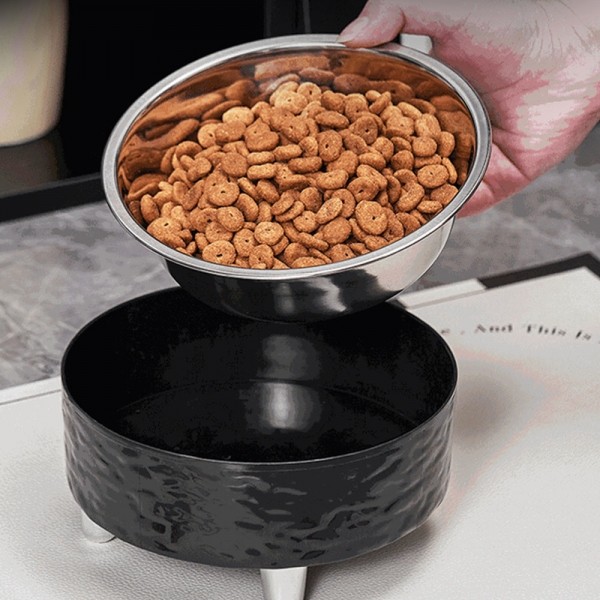 페오펫몰,딩동펫 반려동물 스톤패턴 스텐 식기