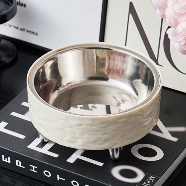 페오펫몰,딩동펫 반려동물 스톤패턴 스텐 식기
