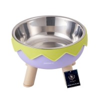 딩동펫 반려동물 배색 에그볼 스텐 식기