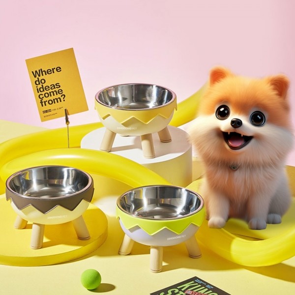 페오펫몰,딩동펫 반려동물 배색 에그볼 스텐 식기