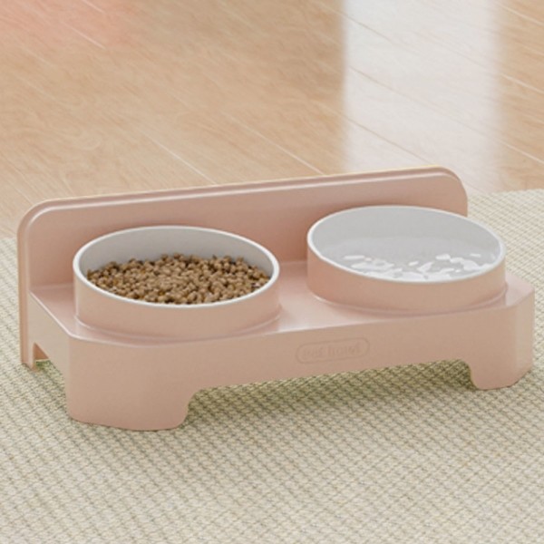 페오펫몰,딩동펫 반려동물 스위트 경사형 더블 보울 식기