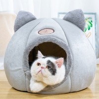 딩동펫 고양이 통통냥이 윈터 숨숨집 쿠션 하우스