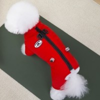 딩동펫 반려동물 프렌들리 극세사 하네스 패딩 올인원