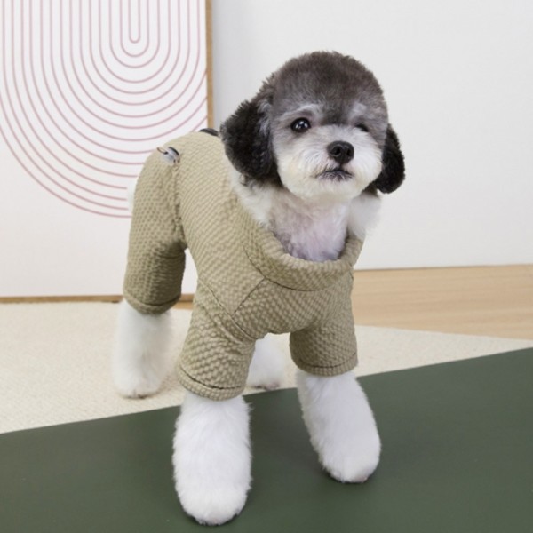 페오펫몰,딩동펫 반려동물 프렌들리 극세사 하네스 패딩 올인원