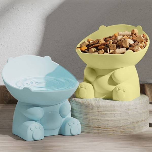 페오펫몰,딩동펫 반려동물 대용량 공룡 경사형 식기 2P 세트