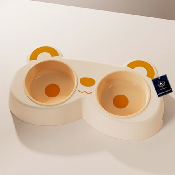 페오펫몰,딩동펫 반려동물 스마일 판다 더블 보울 식기